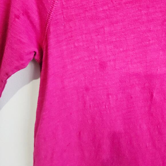 Primary Girls Size 4-5 Long Sleeve Tunic Top Solid Got Pink 100% Cotton Basic - Picture 5 of 5